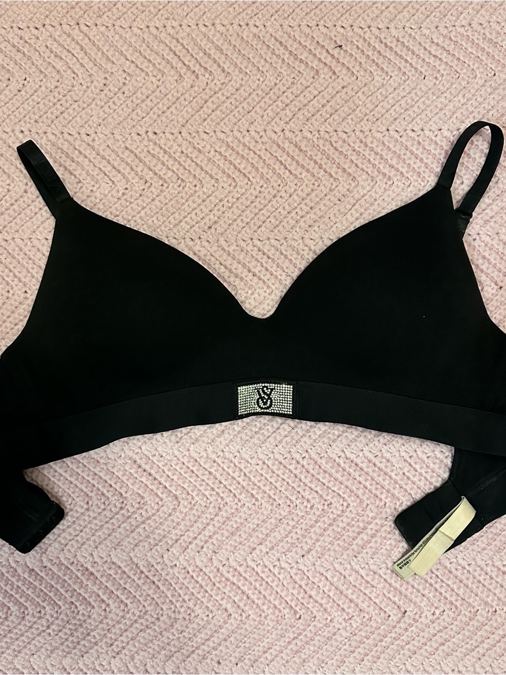 Victoria's Secret Black Bling Bra